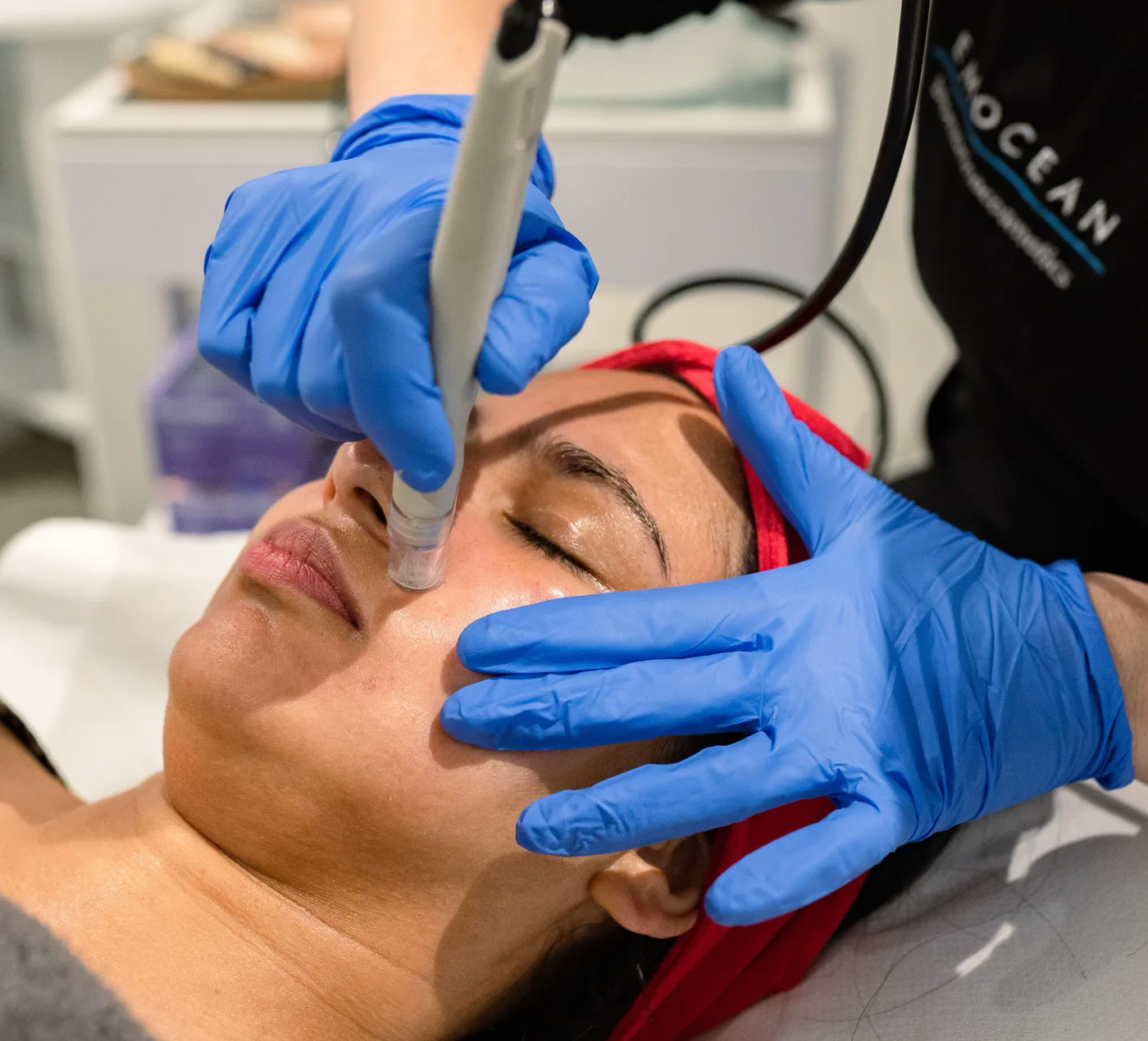 Microdermabrasion facial treatment
